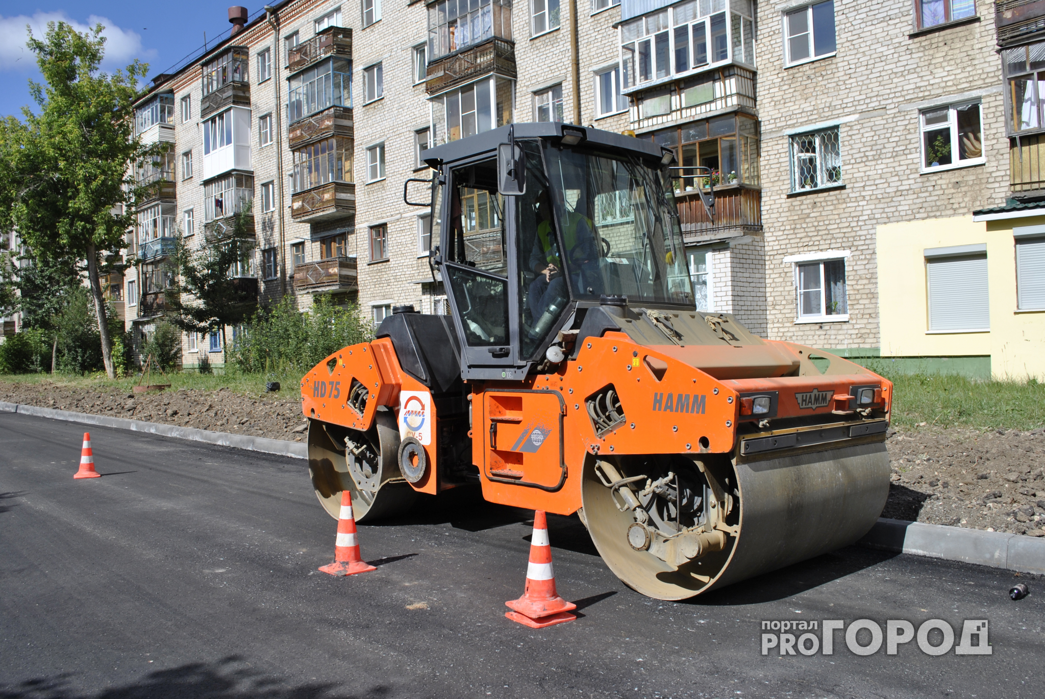 Подрядчики, ремонтирующие дороги в Кирове, перешли на круглосуточный график