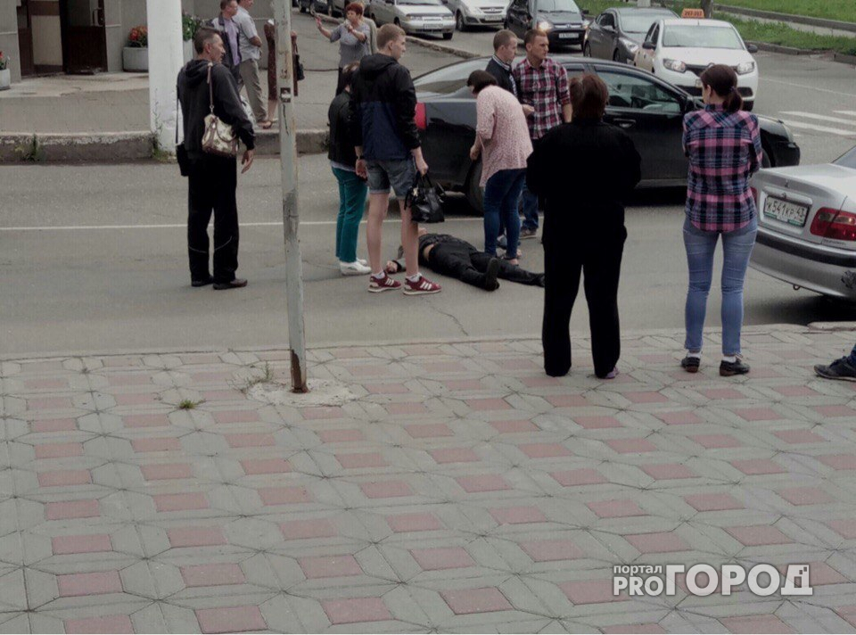 В центре Кирова иномарка сбила мужчину-пешехода