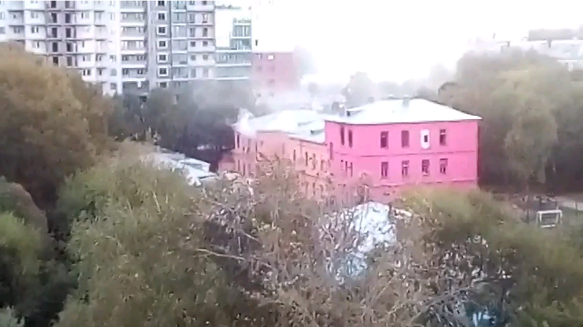 В Кирове сгорело единственное здание, оставшееся от больничного городка