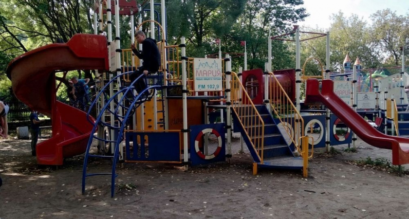В парке Победы появится новый игровой комплекс для детей