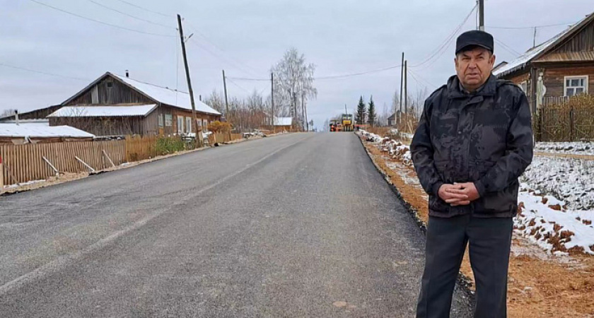 На "самой пыльной улице" Кировской области уложили асфальт