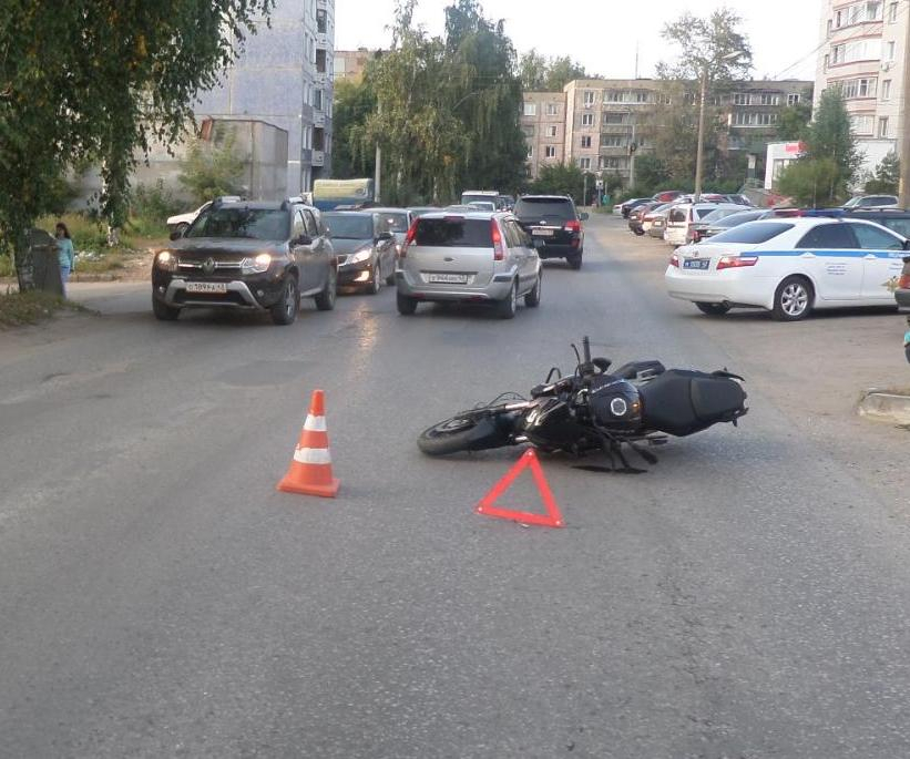 Появились подробности ДТП в Кирове, где мотоциклист сбил женщину