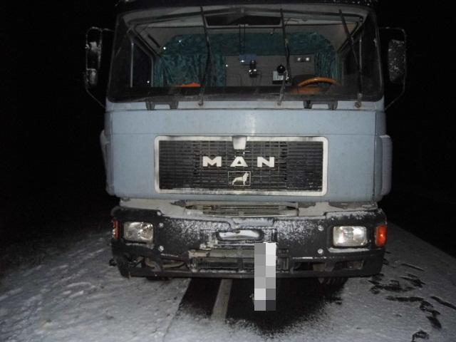 В Кировской области грузовик насмерть сбил мужчину