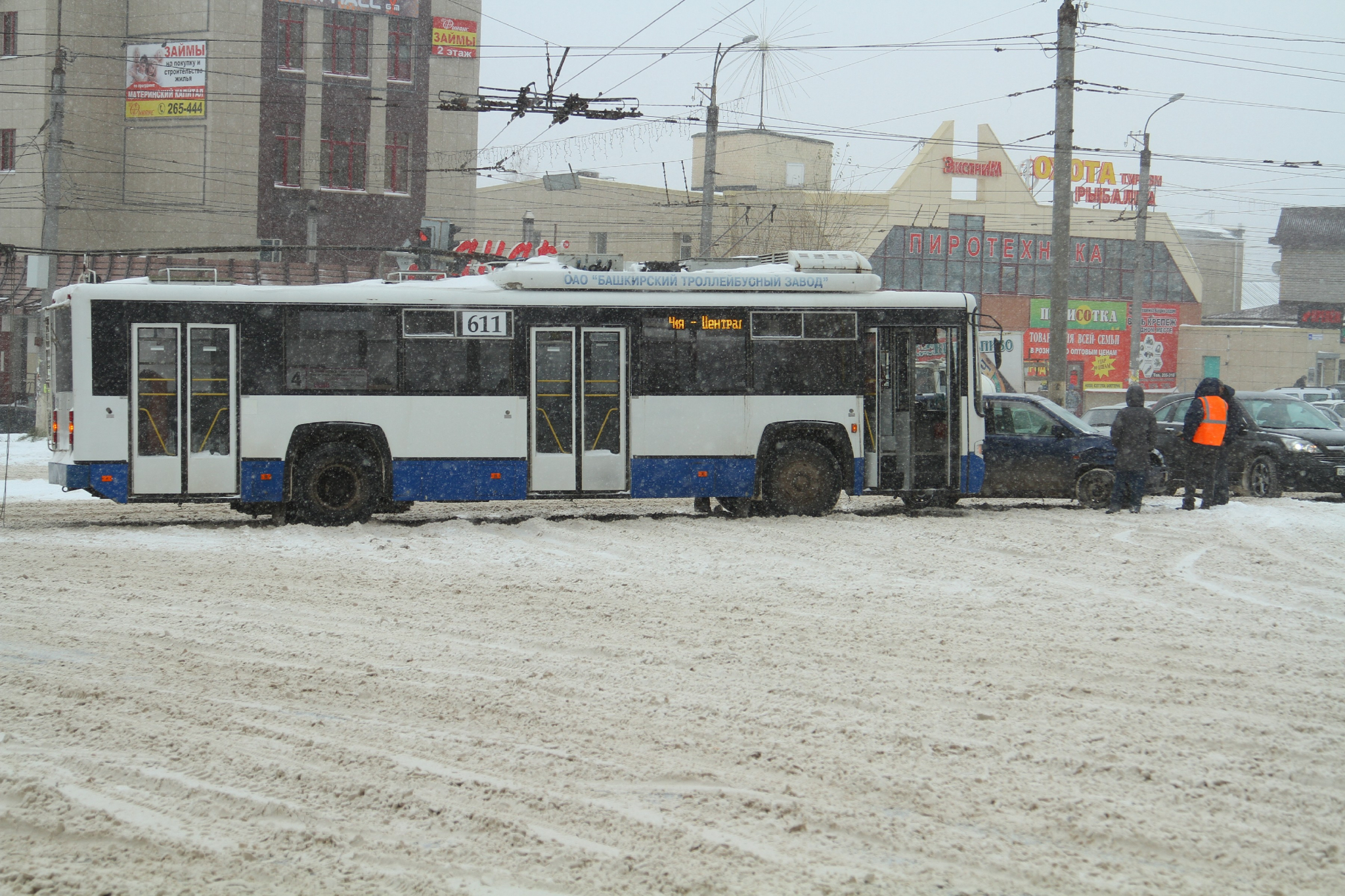 В Кирове из-за строительства путепровода изменят маршрут троллейбуса