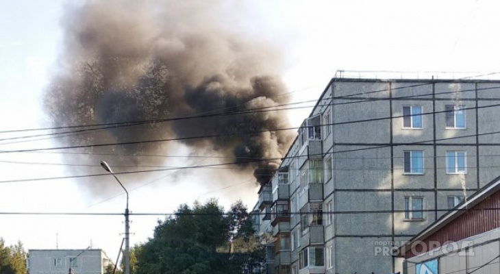 Из-за короткого замыкания в стиральной машине в Кирове сгорела квартира