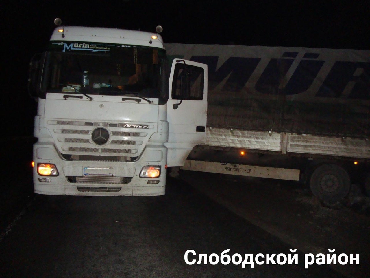 В Кировской области погиб водитель большегруза, упавшего в кювет