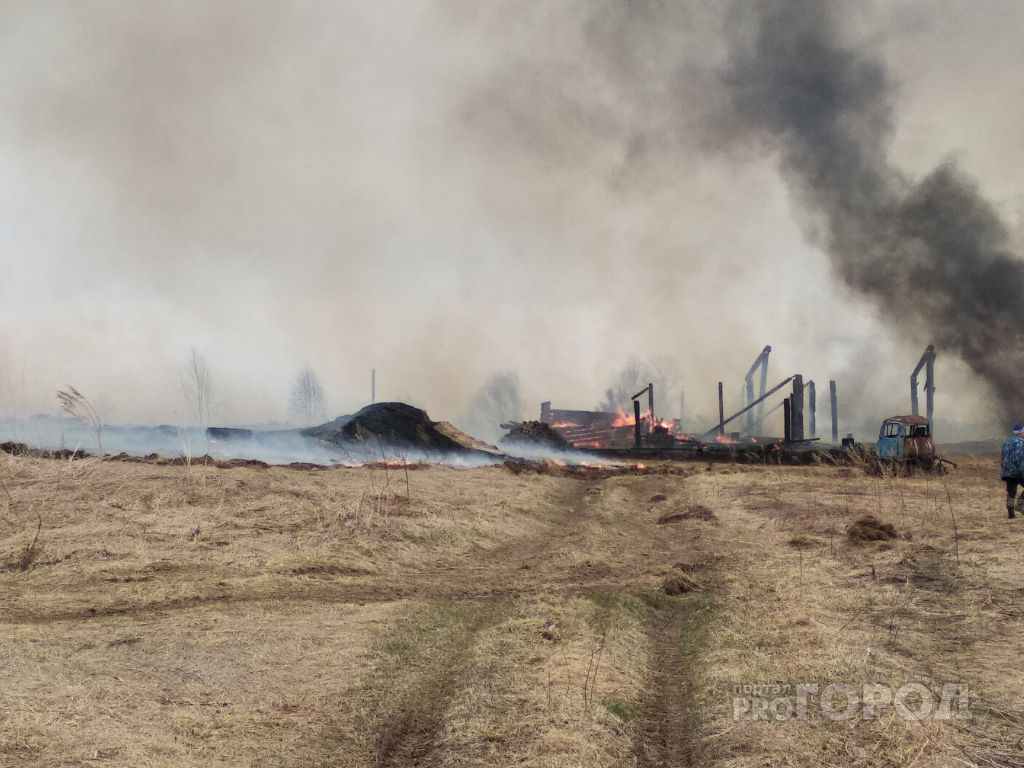 Из-за крупных пожаров в Кировской области без крыши над головой остались 7 семей