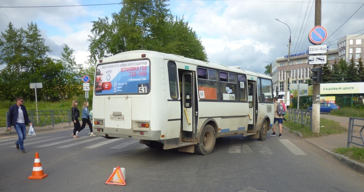 В Кирове водитель автобуса сбил пенсионерку