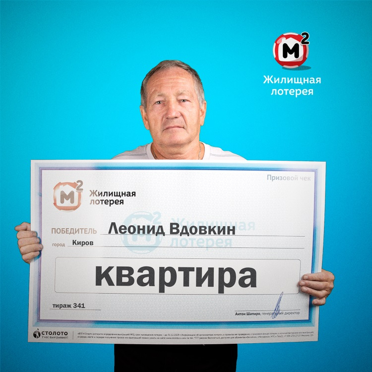 Тракторист из Кирова выиграл в лотерею квартиру
