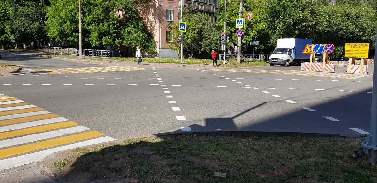 В Кирове появился перекресток с уникальной для города разметкой