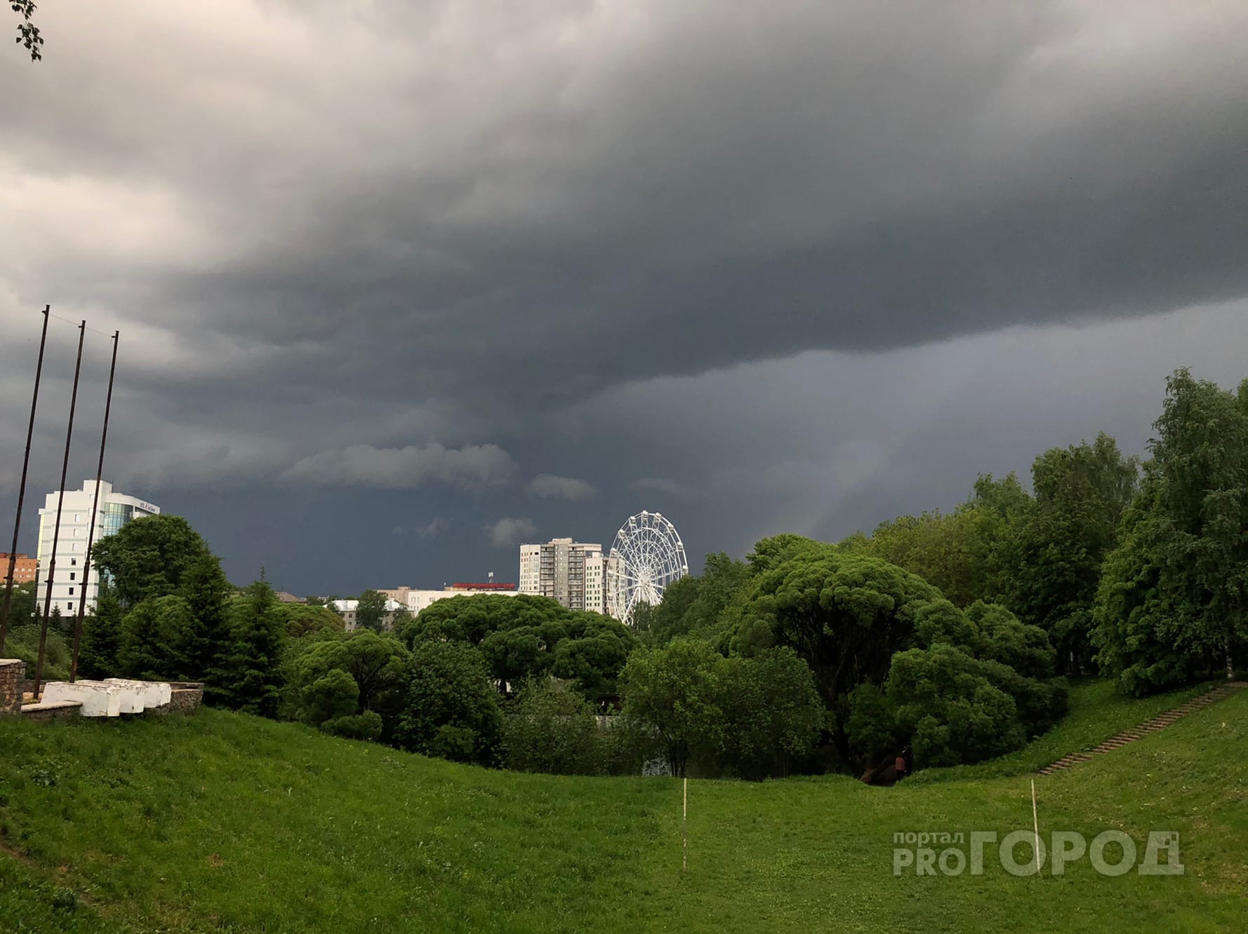 Ветер до 19 м/с и грозы: в Кировской области объявлено метеопредупреждение