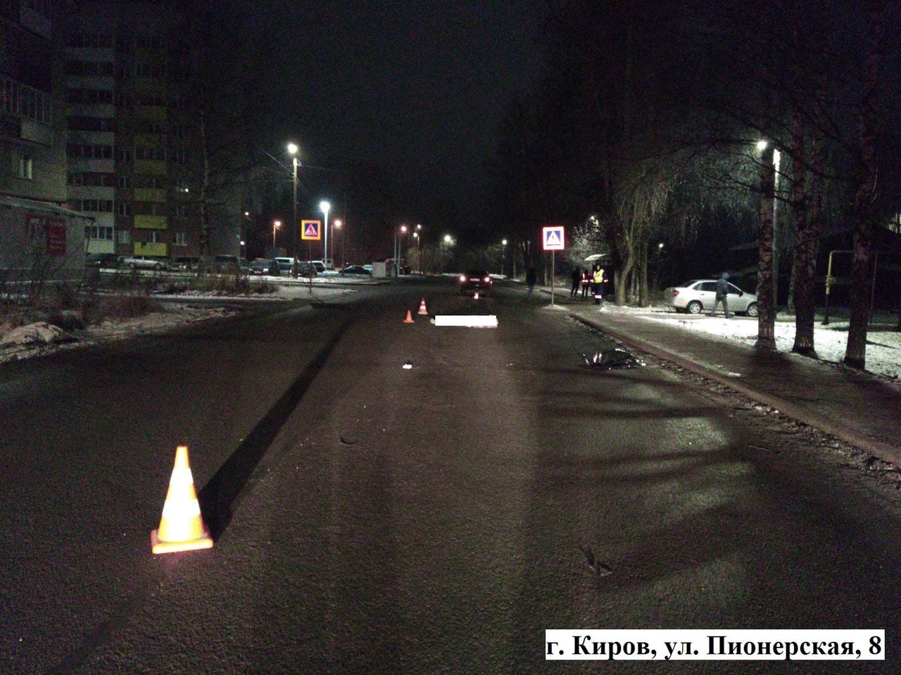 В Кирове водитель иномарки наехал на лежащего пешехода: мужчина погиб