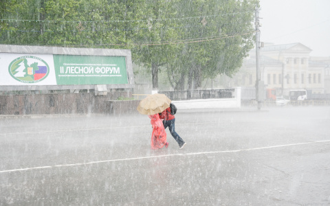 МЧС опубликовало метеопредупреждение в Кирове на 15 июля